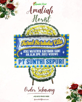 Papan Bunga Duka di Dolok Sanggul