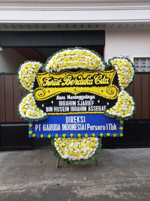 Papan Bunga Duka di Dolok Sanggul